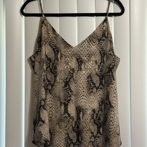 Express Snake Patterned Cami Top